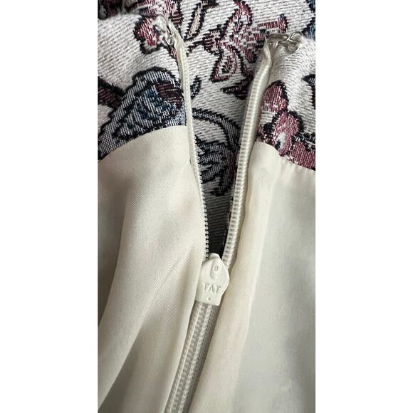 LOFT Outlet Floral Tapestry A-Line Mini Skirt Size 10 Fully Lined - Picture 5 of 8